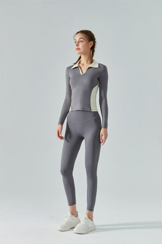 Collared Sports Top
