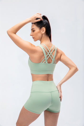 Sports Bra & Shorts Set- Attitude
