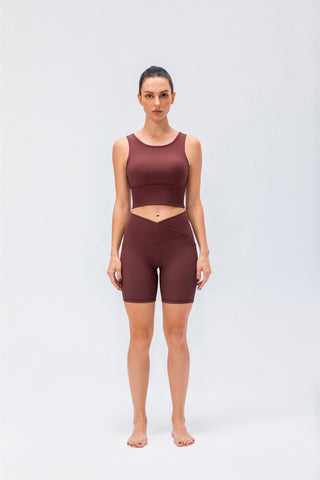 Sports Tank Top & Shorts Set- Elegant