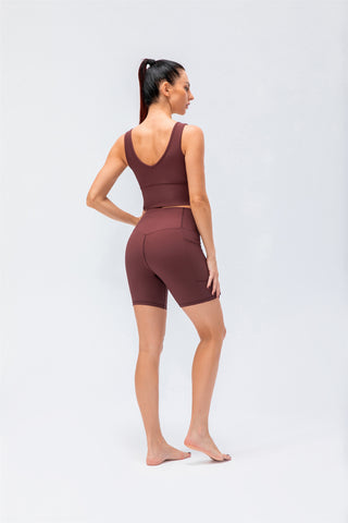 Sports Tank Top & Shorts Set- Elegant