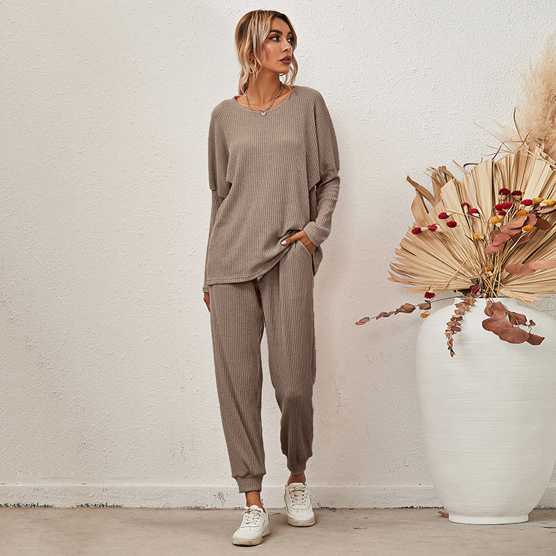 Loose Long Sleeve & Pants Lounge Set