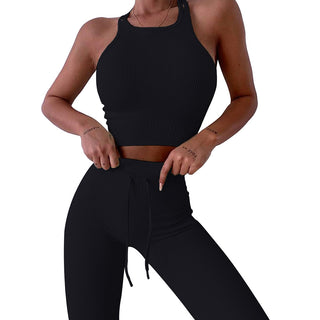 Seamless Gym Yoga Set Tank Top & Leggings for Women
