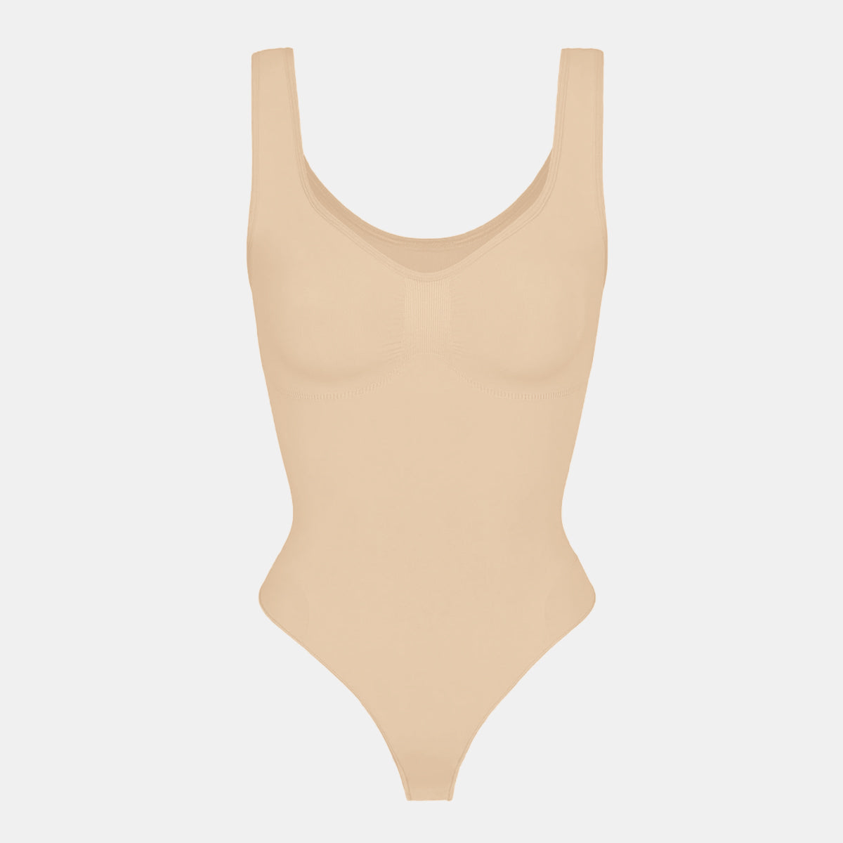 Wide Strap Seamless Sculpt Thong Bodysuit