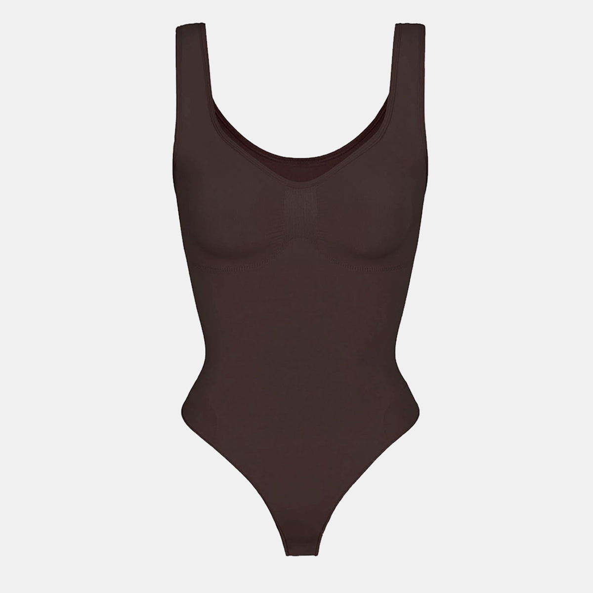 Wide Strap Seamless Sculpt Thong Bodysuit
