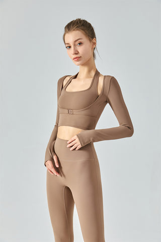 Thumb Hole 2-in-1 Sports Top