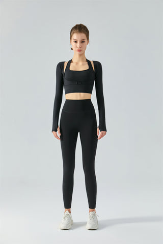 Thumb Hole 2-in-1 Sports Top