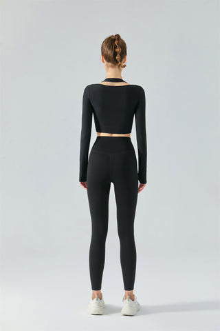 Thumb Hole 2-in-1 Sports Top