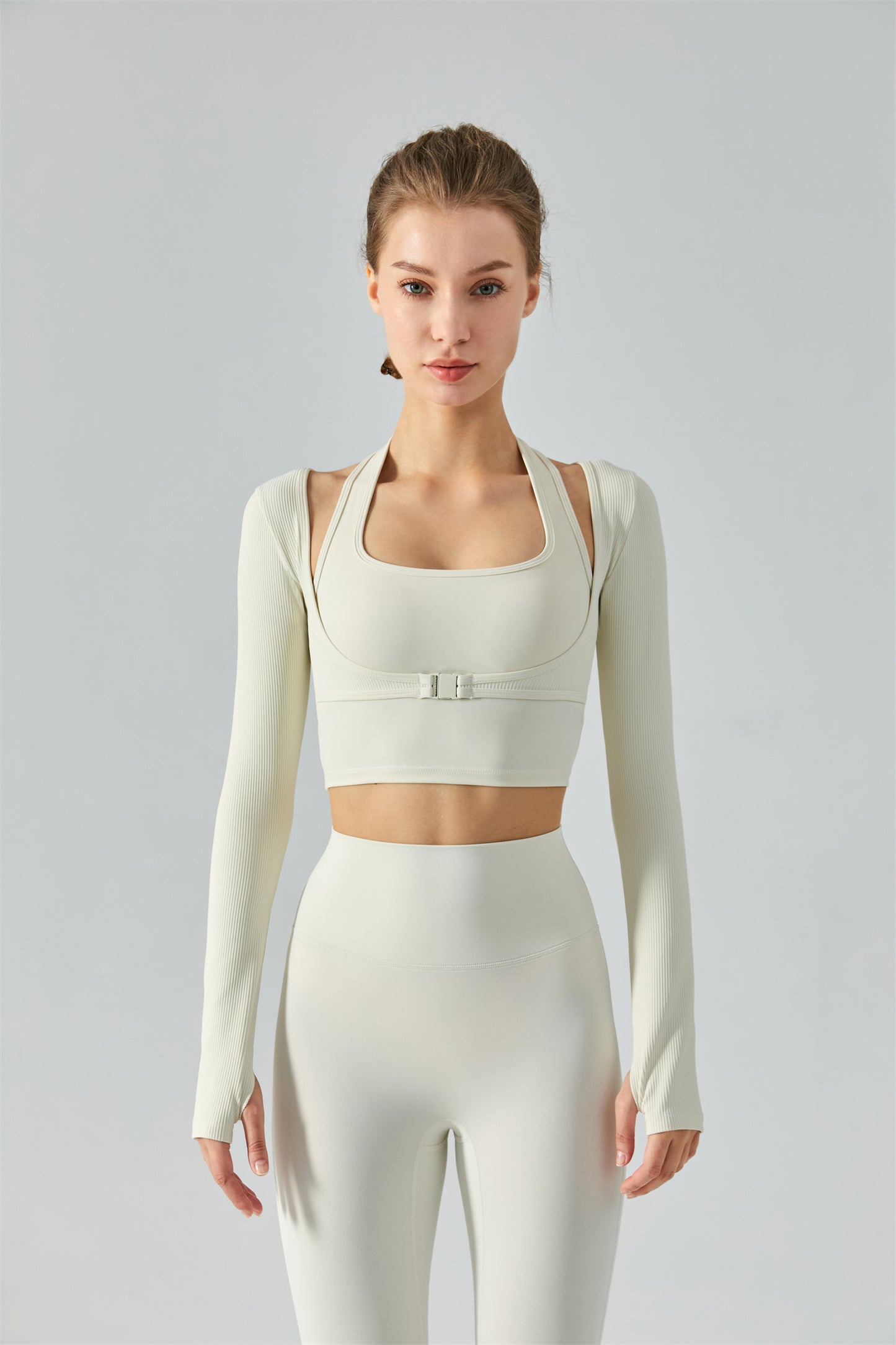 Thumb Hole 2-in-1 Sports Top