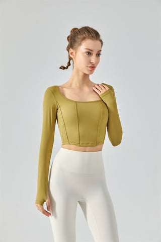 Cropped Sports Top