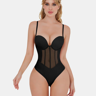 Contrast Mesh Shapewear