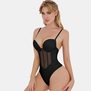 Contrast Mesh Shapewear