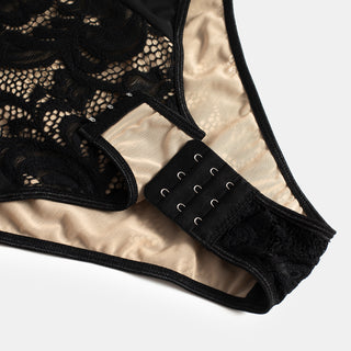 Lace Satin Bodysuit