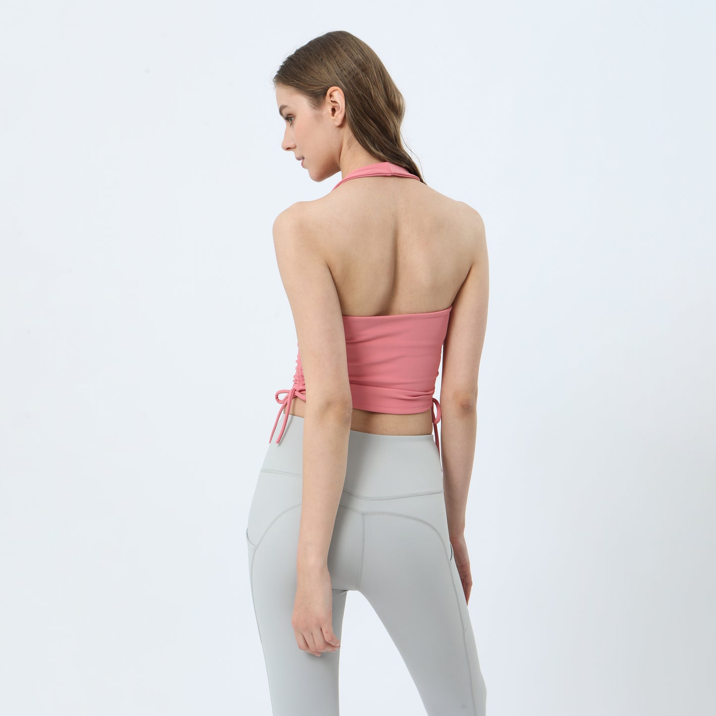 Halter Drawstring Tank Top