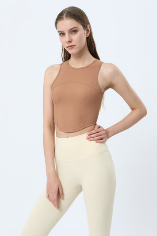 Curved Hem Yoga Tank Top