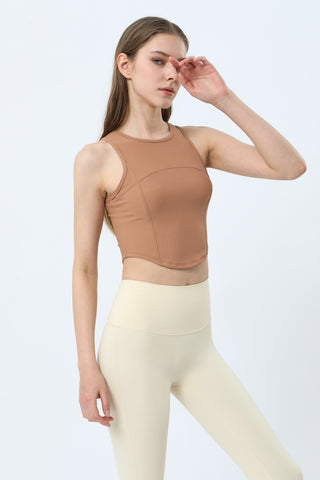 Curved Hem Yoga Tank Top