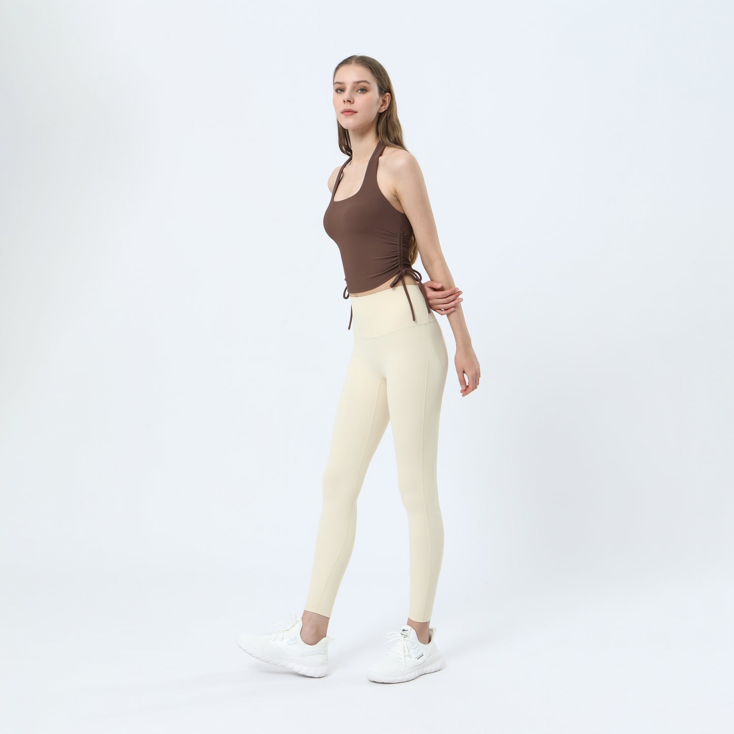 Halter Drawstring Tank Top