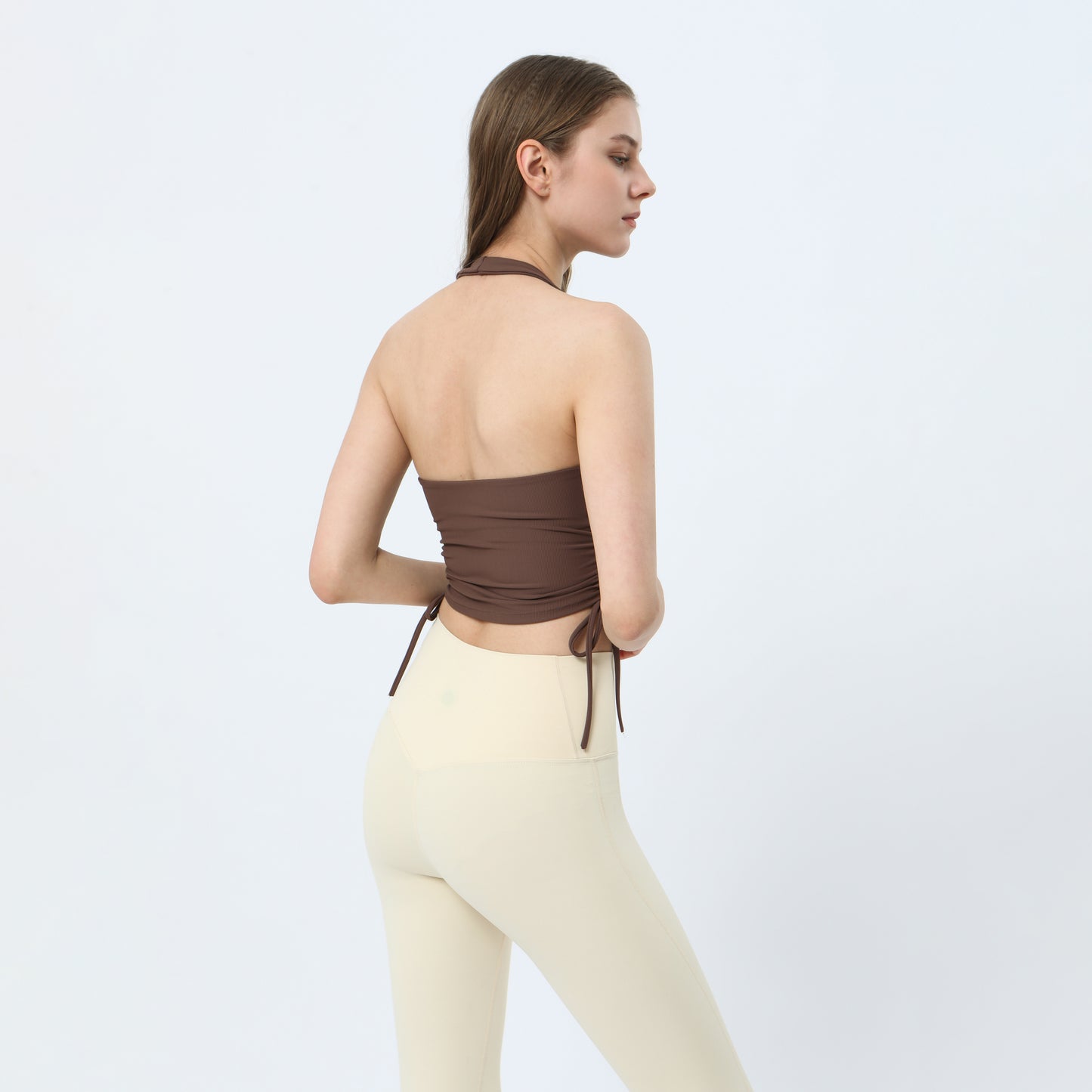 Halter Drawstring Tank Top