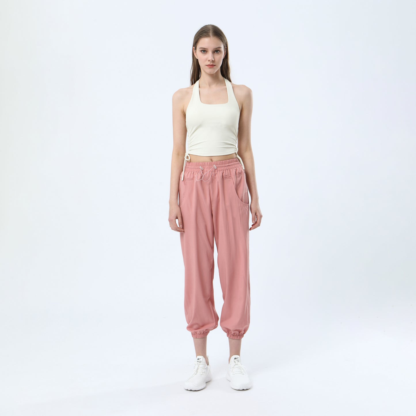 Halter Drawstring Tank Top