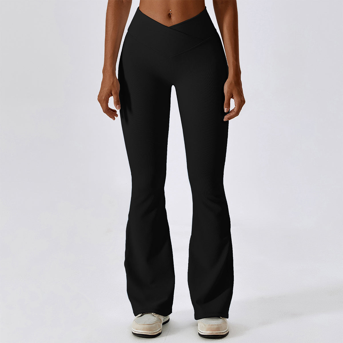 V Cross Flare Leggings