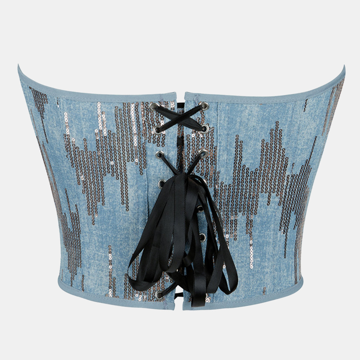Sequin Overbust Corset - Amata