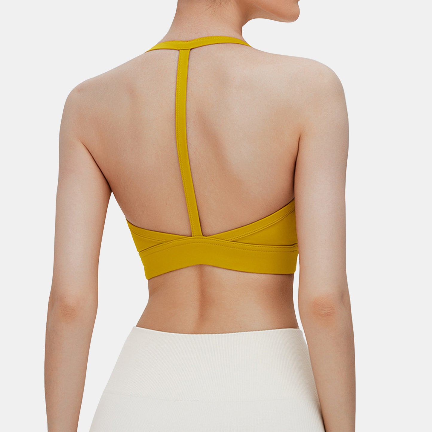 Halter Sports Bra - Terra