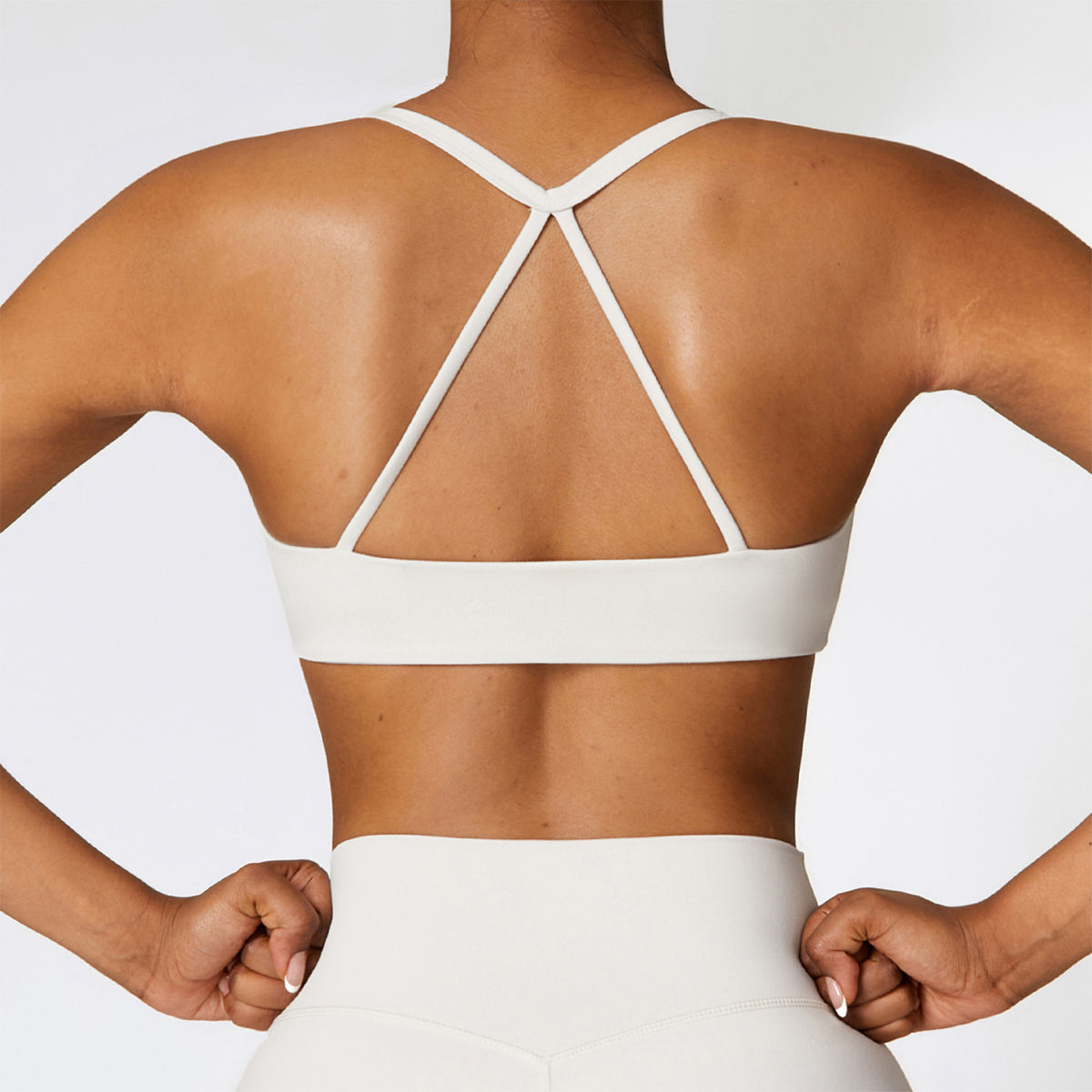 Crisscross Backless Sports Bra