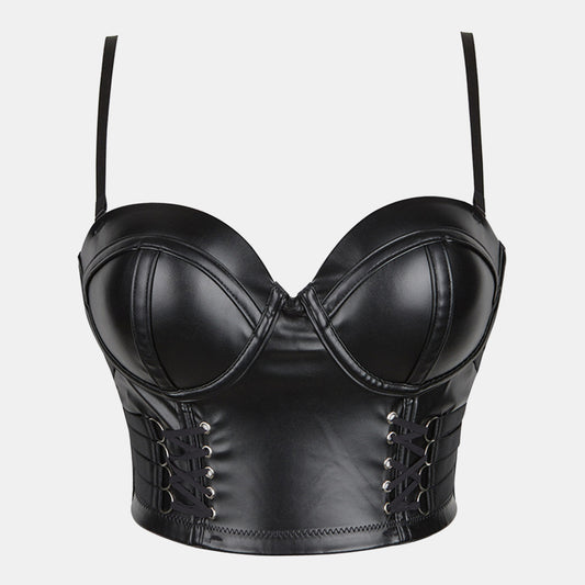 Leather Corset Cami Top - Melena