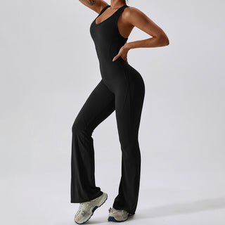 Cut Out Workout Jumpsuit
