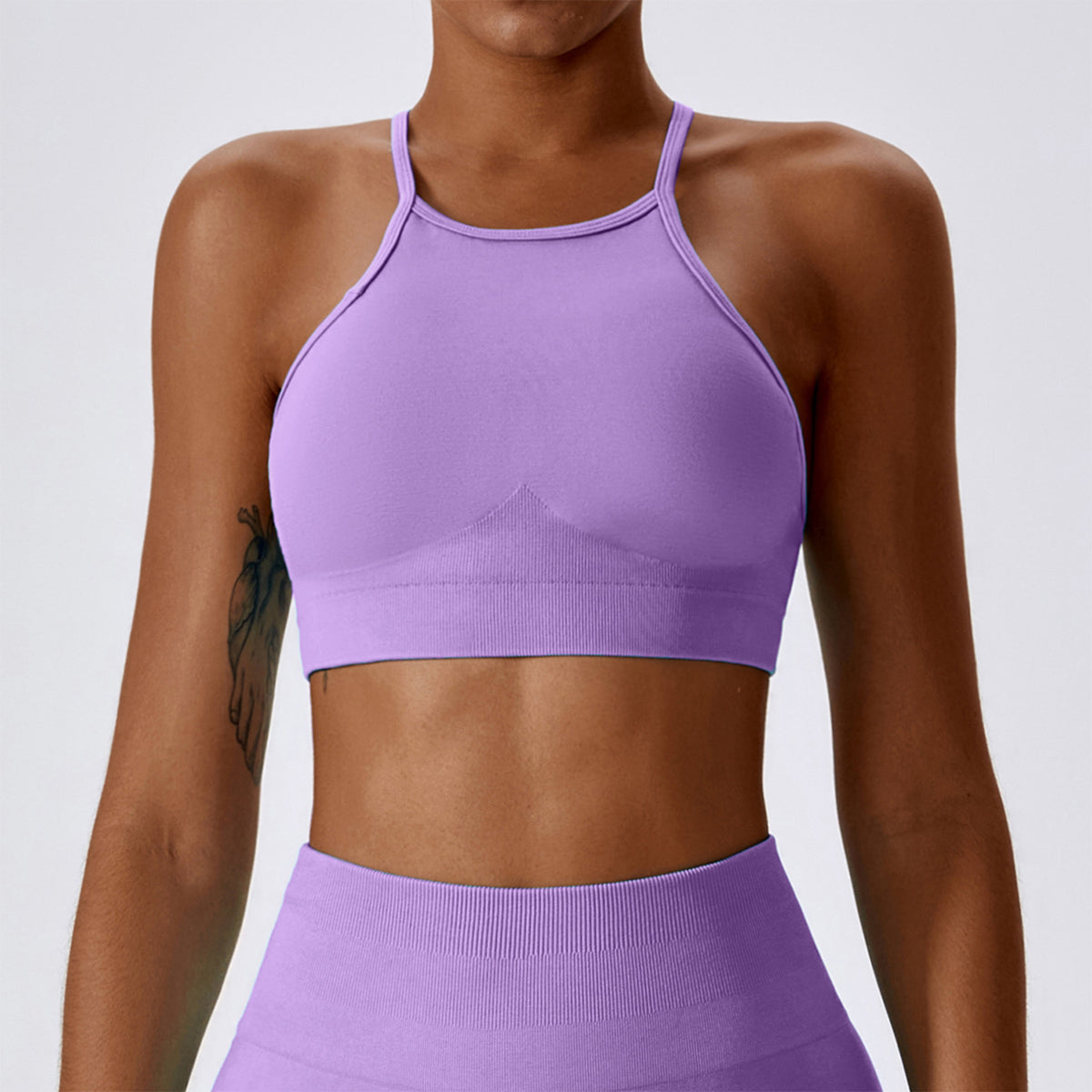 Seamless Cut Out Yoga Tank Top - Rosemonde