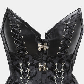 Gothic Overbust Corset - Parca