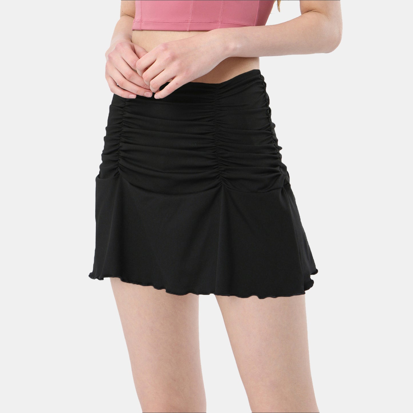 Ruched Sports Skirt