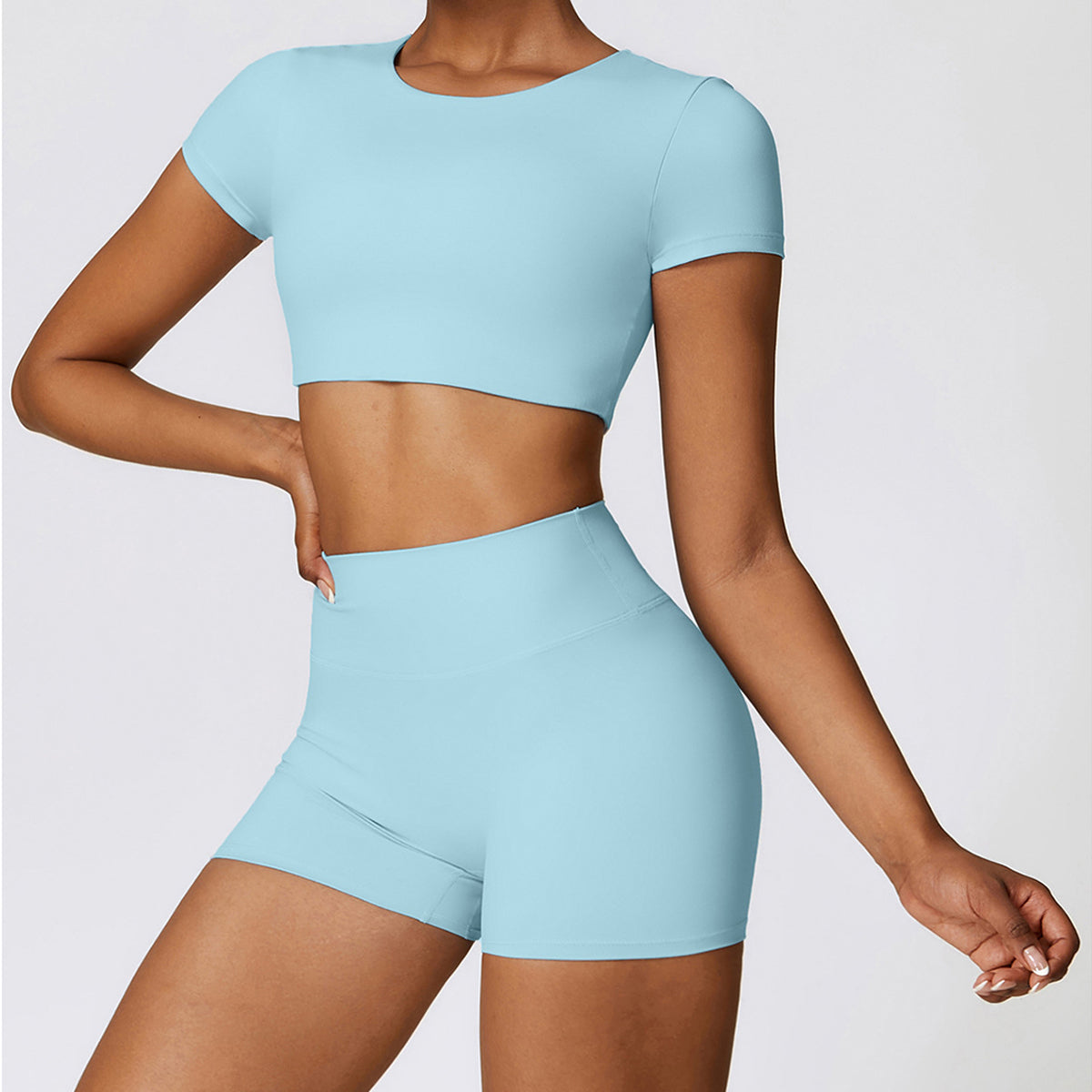 Short Sleeve Workout Top - Taschereau