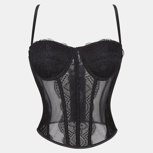 Mesh Corset Cami Top - Marta