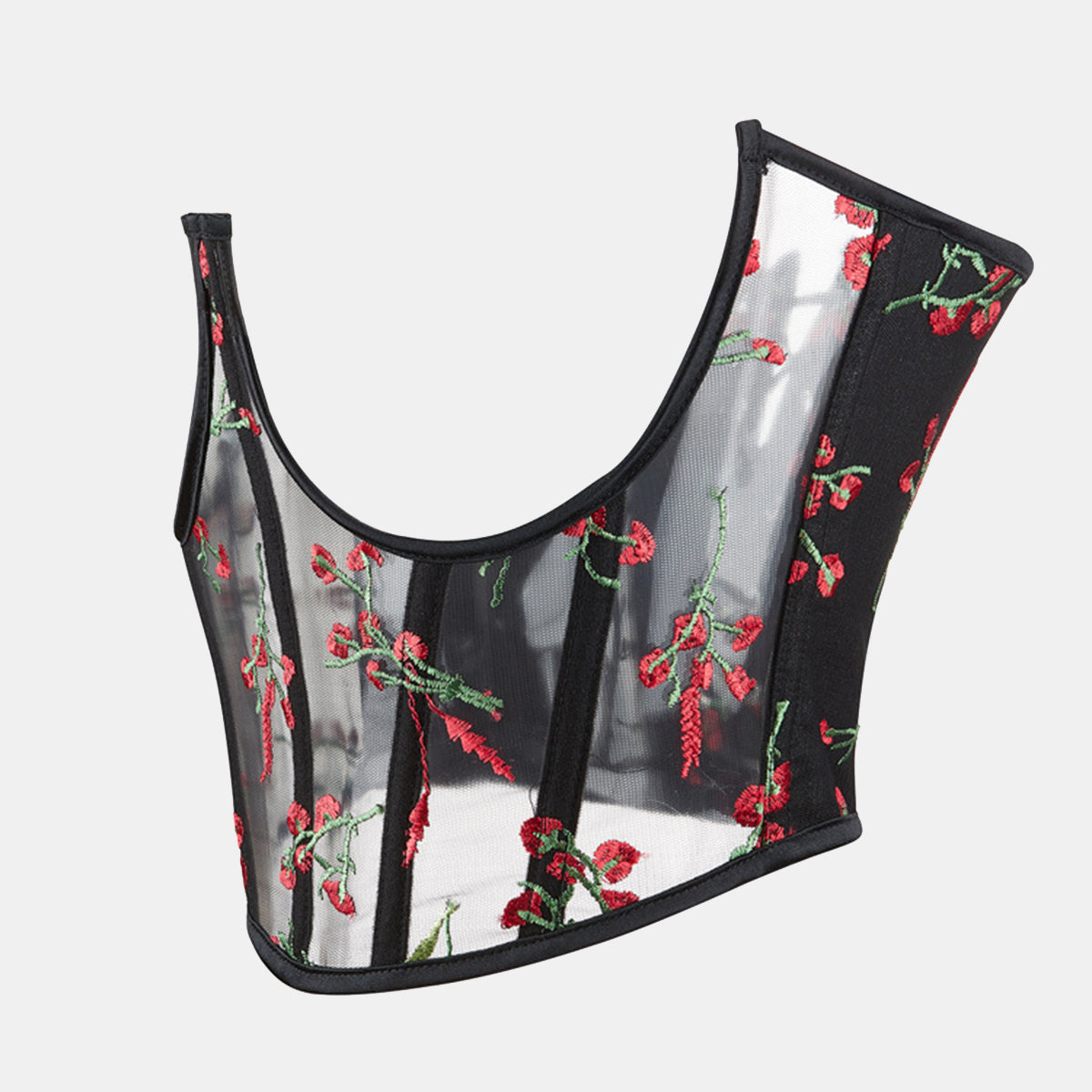Mesh Underbust Waist Trainer Corset - Aradia