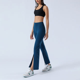 Split Hem Flare Yoga Leggings
