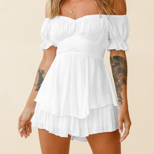 Off Shoulder Romper
