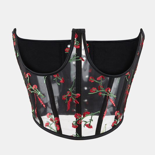 Mesh Underbust Waist Trainer Corset - Aradia