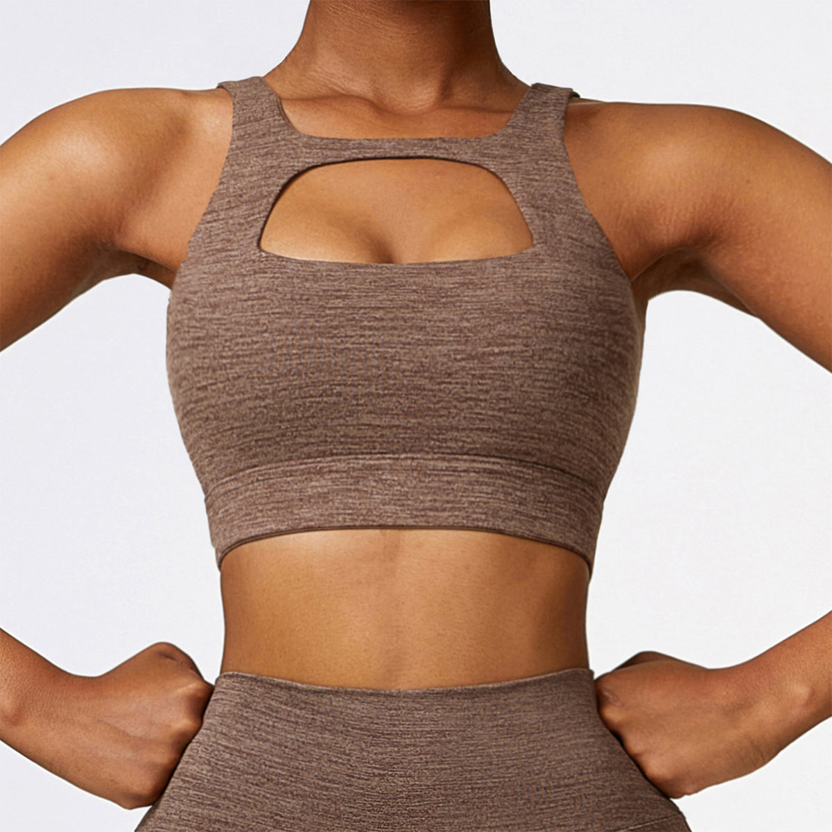 Cut Out Sports Bra -Front and Back Wearable