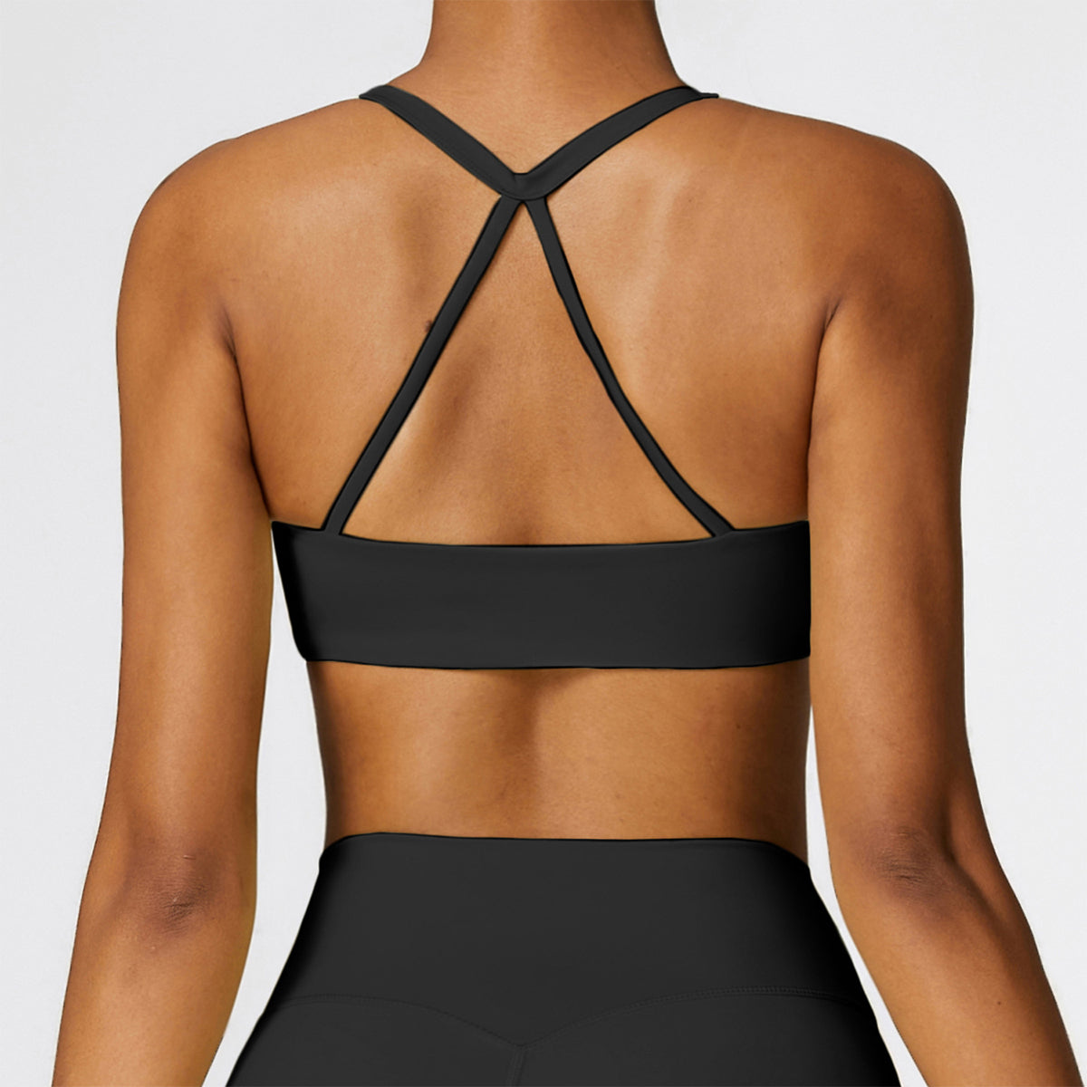 Crisscross Backless Sports Bra
