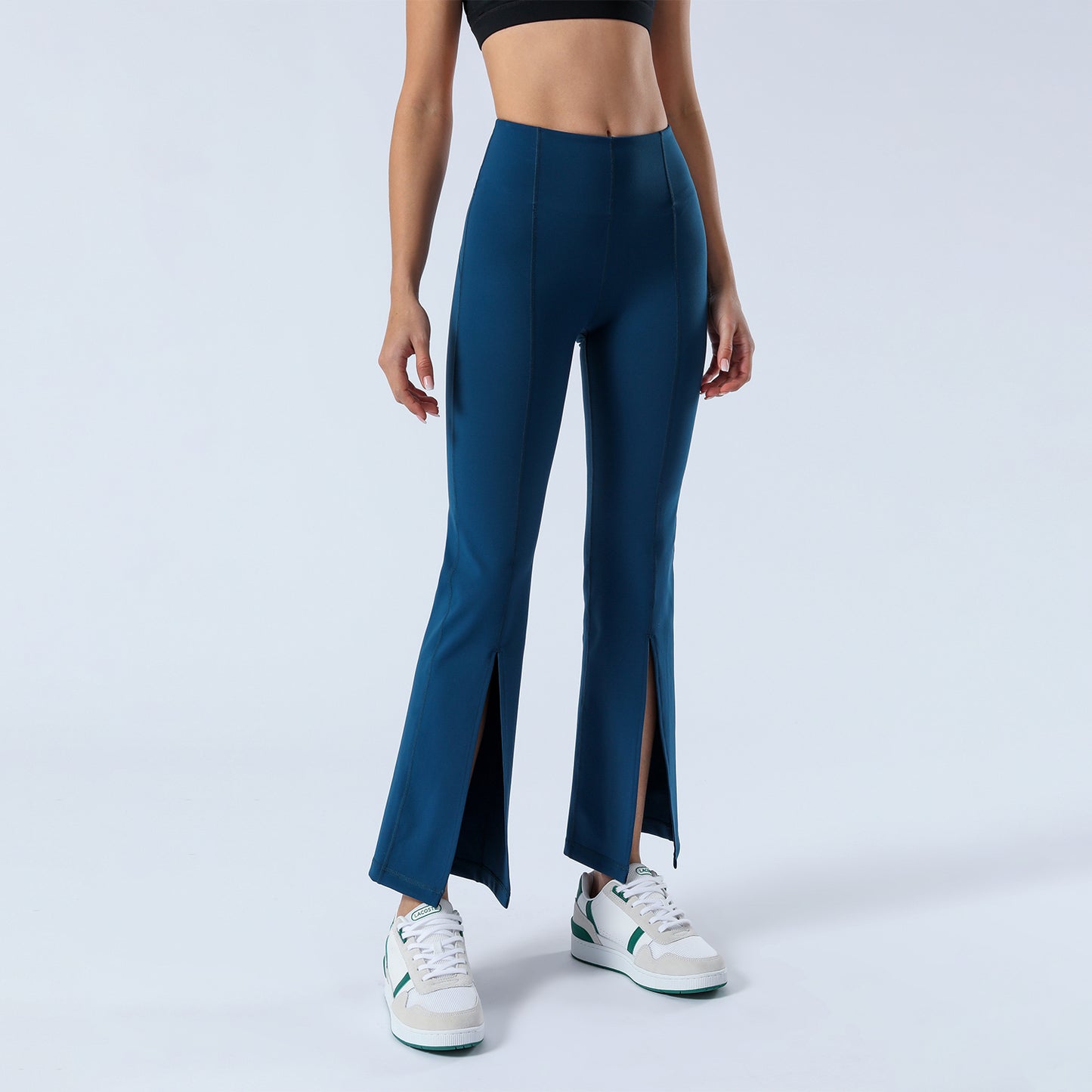 Split Hem Flare Yoga Leggings