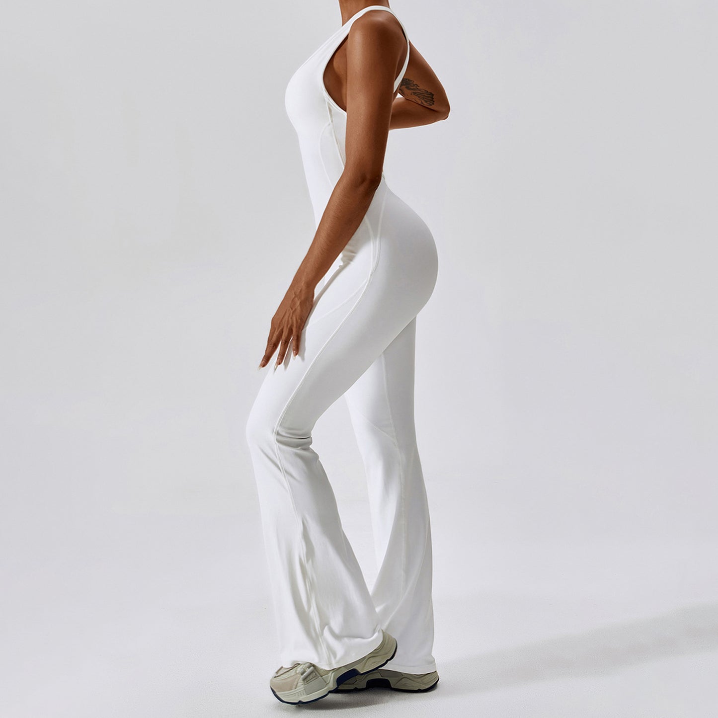 Cut Out Workout Jumpsuit