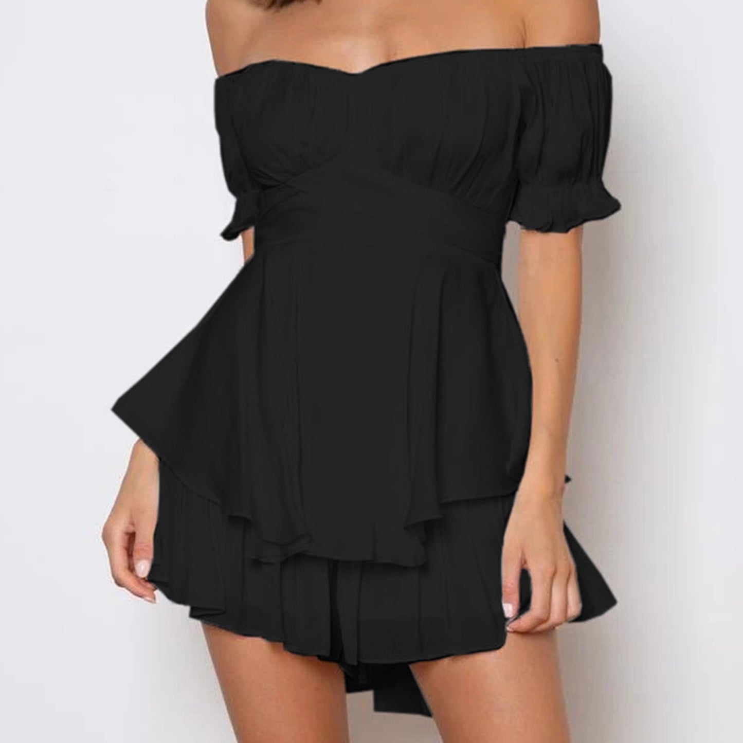 Off Shoulder Romper