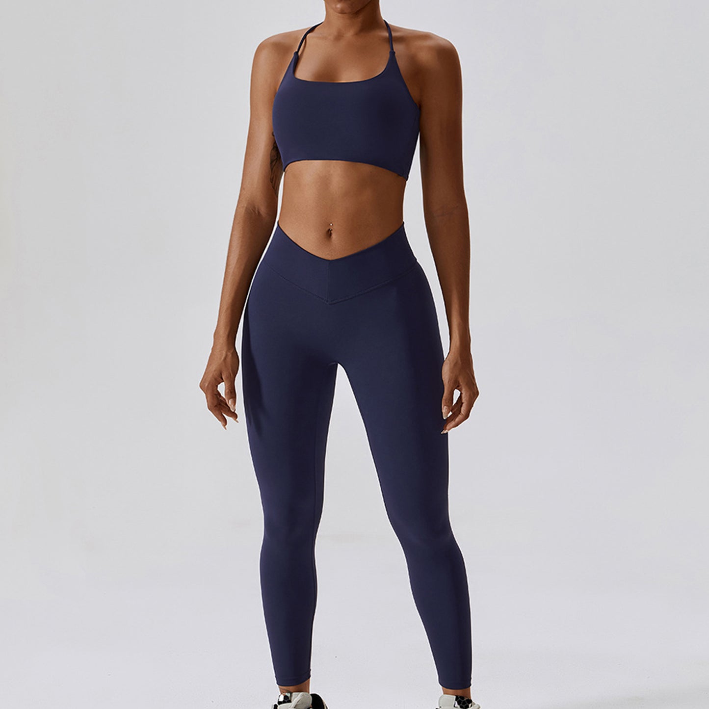 Backless Crisscross Workout Bra