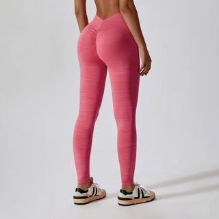 V Back Butt Lifting Workout Leggings