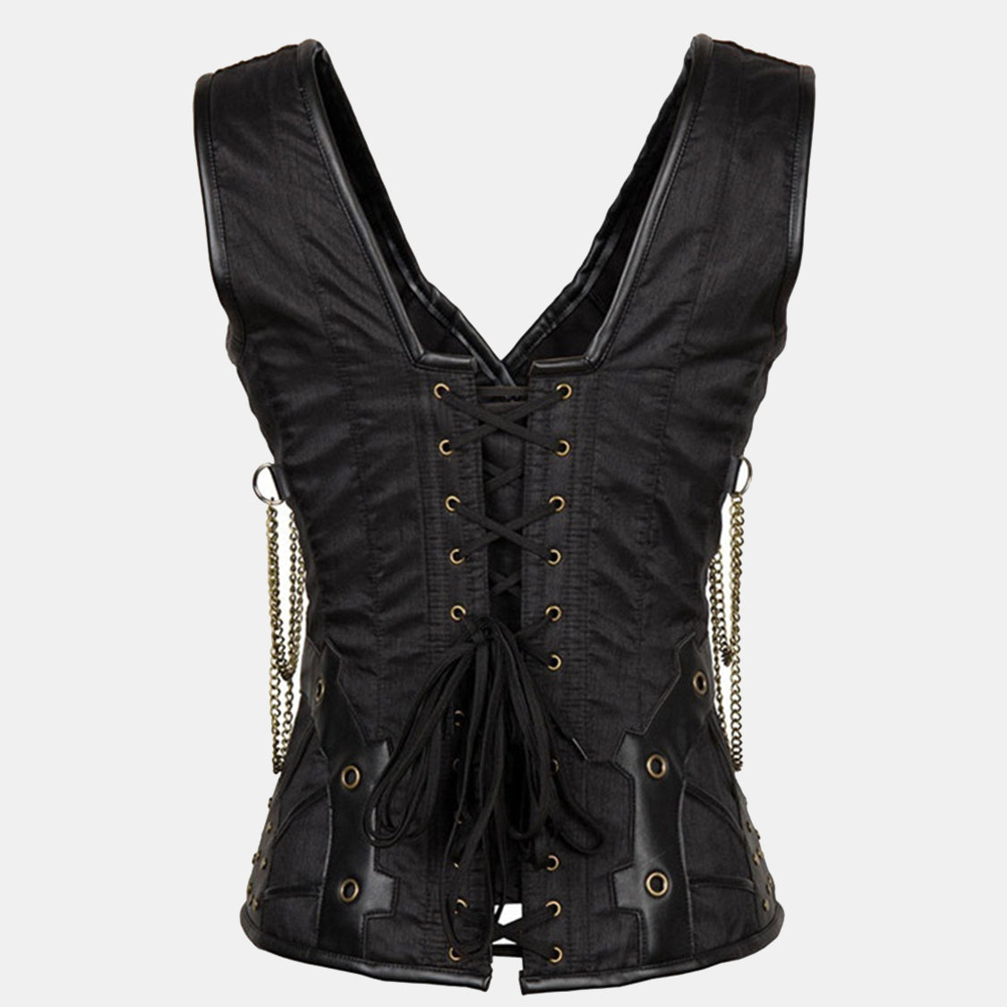 Steampunk Corset Top with Chains