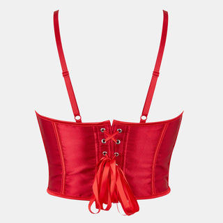 Red Corset Cami Top