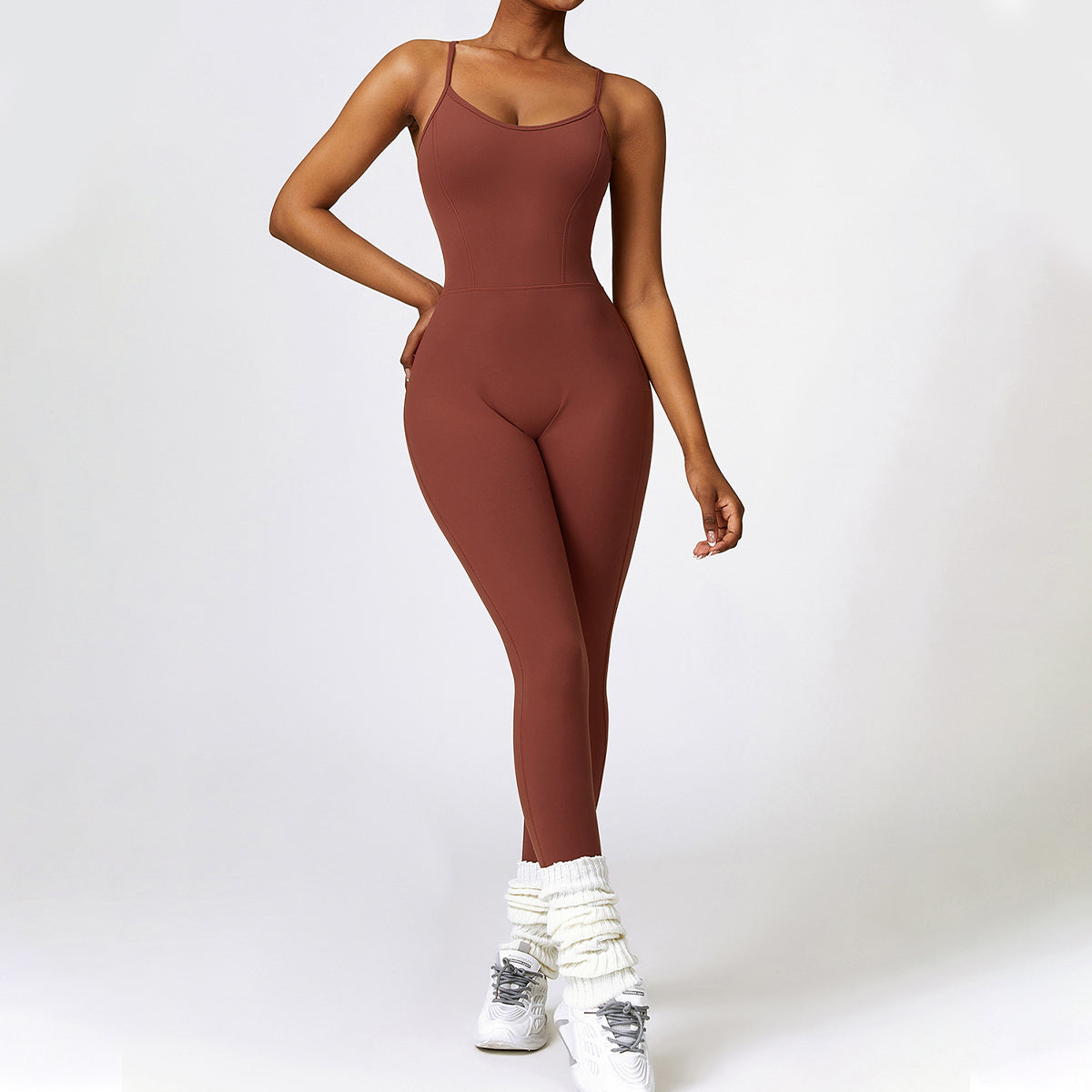 Cut Out Yoga Jumpsuit - Ikram