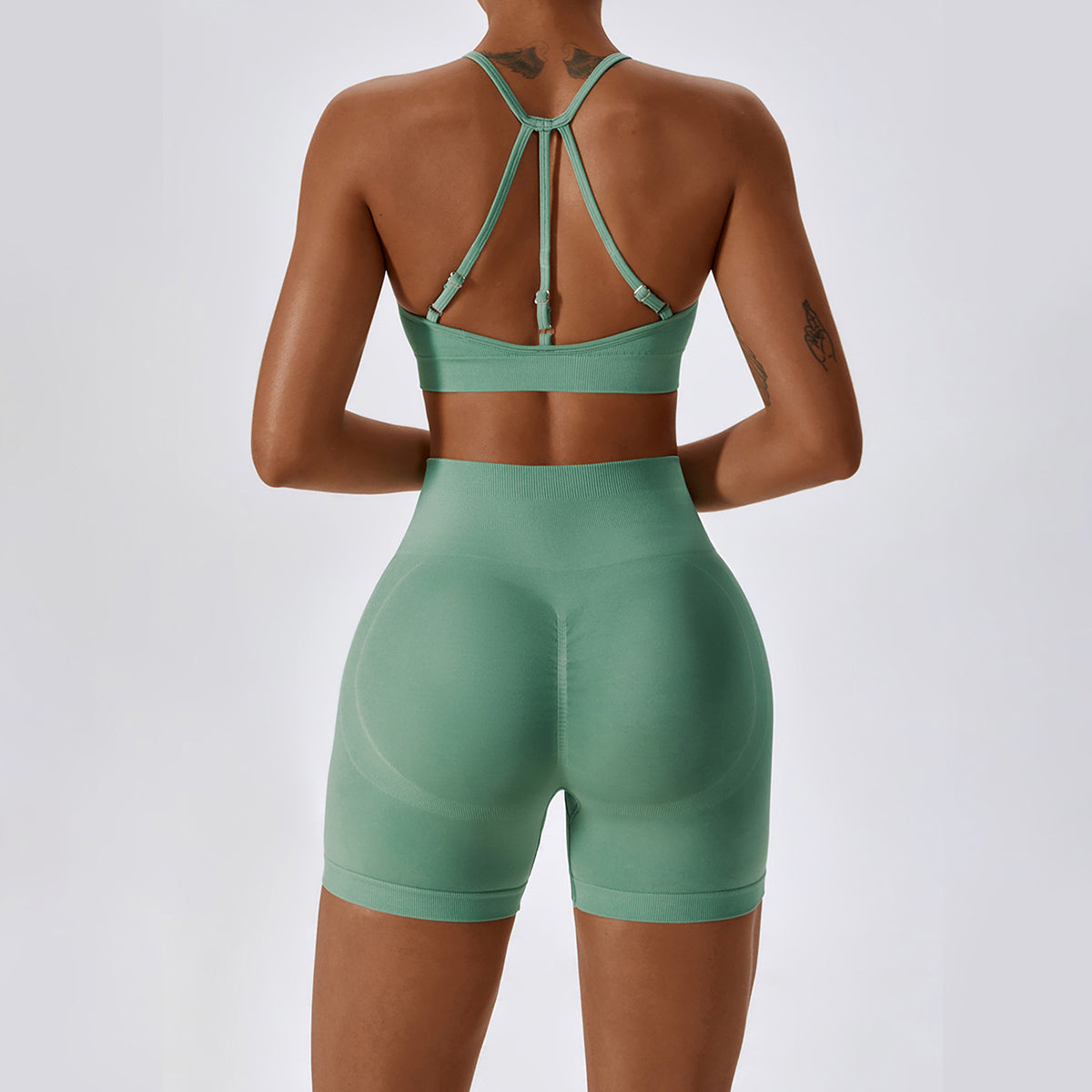 Seamless Cut Out Yoga Tank Top - Rosemonde
