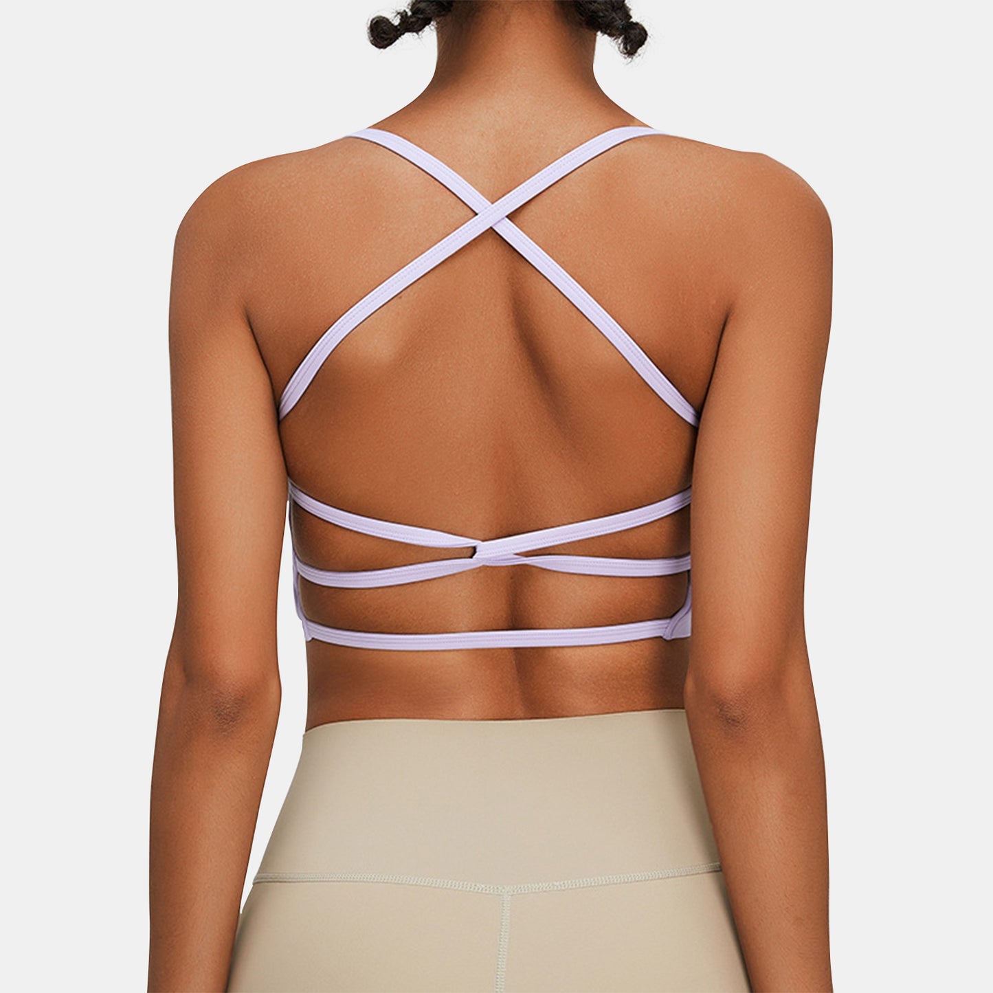 Crisscross Backless Sports Bra - Rochelle