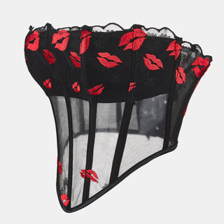 Mesh Overbust Corset - Hepzibah